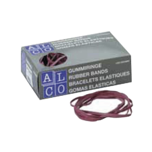 Alco AL-757/2 Elastieken 200x6mm 500 Gram In Doos Rood