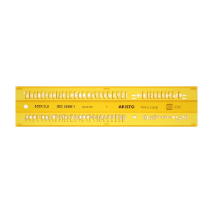 Aristo AR-5301/3 Lettersjabloon 3,5mm H-profiel Schriftvorm B Recht