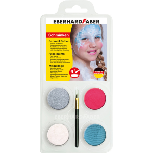 Eberhard Faber EF-579021 Prinsessen Schmink Zilver, Rood, Wit En Blauw