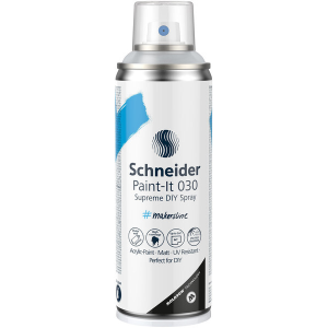 Schneider S-ML03050490 Supreme DIY Spray Paint-it 030 Blanke Lak Mat 200ml