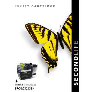 Kangaro SL-11511181 Cartridge SecondLife Brother LC 3211/3213 XL Zwart