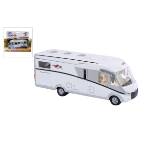 Kids Globe Traffic Pull-Back Carthago Camper met Licht